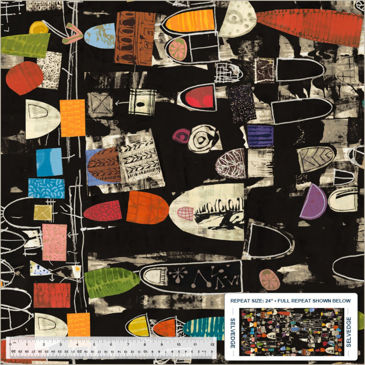 Fabric Windham Timeline: Lecture Jersey Knit by the Quarter Yard 50764DJ-1